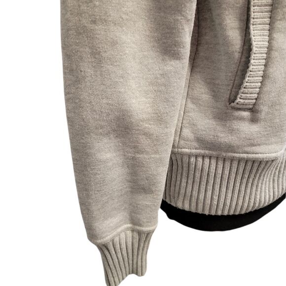 Gray with Cream & Pink Embroidary Zip-Up Jacket Size S - Picture 6 of 10